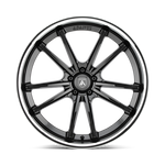 Load image into Gallery viewer, Asanti Black Label ABL-23 SIGMA GLOSS BLACK W/ CHROME LIP Wheel - image 3
