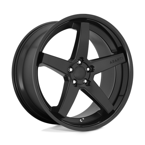 Asanti Black Label ABL31 REGAL SATIN BLACK W/ GLOSS BLACK LIP Wheel - image 2