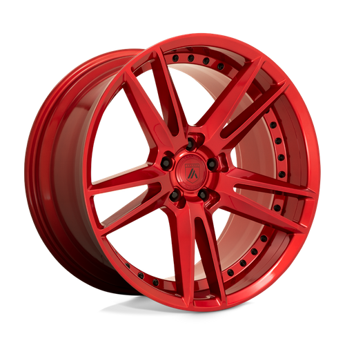 Asanti Black Label ABL-33 REIGN CANDY RED Wheel - image 2