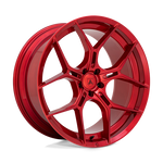 Load image into Gallery viewer, Asanti Black Label ABL-37 MONARCH CANDY RED Wheel - image 2
