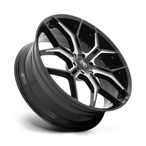 Asanti Black Label ABL-38 MONARCH TRUCK GLOSS BLACK MILLED Wheel - image 3