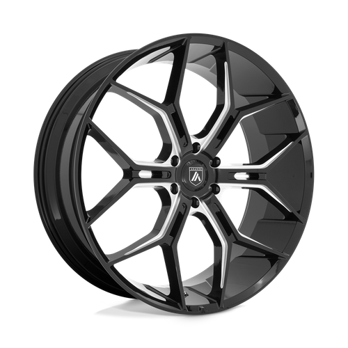 Asanti Black Label ABL-38 MONARCH TRUCK GLOSS BLACK MILLED Wheel - image 2