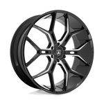 Load image into Gallery viewer, Asanti Black Label ABL-38 MONARCH TRUCK GLOSS BLACK MILLED Wheel - image 2
