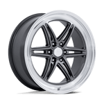 Load image into Gallery viewer, American Racing AR953 GROOVE 6 DRAG ANTHRACITE W/ DIAMOND CUT LIP Wheel - image 1
