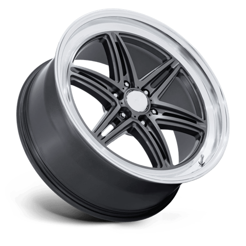 American Racing AR953 GROOVE 6 DRAG ANTHRACITE W/ DIAMOND CUT LIP Wheel - image 3