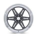 Load image into Gallery viewer, American Racing AR953 GROOVE 6 DRAG ANTHRACITE W/ DIAMOND CUT LIP Wheel - image 4

