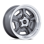 Load image into Gallery viewer, American Racing Vintage VN517 MARAUDER ANTHRACITE W/ DIAMOND CUT LIP Wheel - image 2

