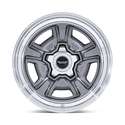 American Racing Vintage VN517 MARAUDER ANTHRACITE W/ DIAMOND CUT LIP Wheel - image 4