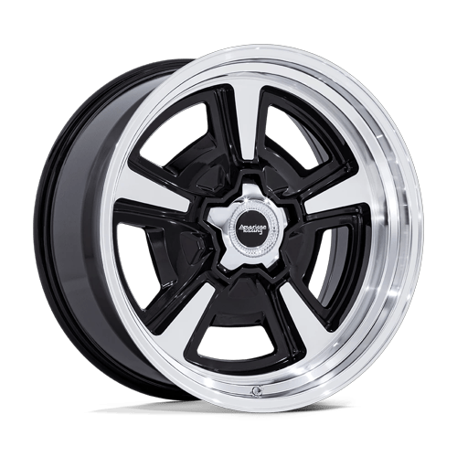 American Racing Vintage VN517 MARAUDER GLOSS BLACK MCH W/ DIA-CUT LIP Wheel - image 1