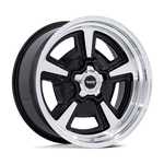 Load image into Gallery viewer, American Racing Vintage VN517 MARAUDER GLOSS BLACK MCH W/ DIA-CUT LIP Wheel - image 1
