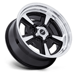 Load image into Gallery viewer, American Racing Vintage VN517 MARAUDER GLOSS BLACK MCH W/ DIA-CUT LIP Wheel - image 3
