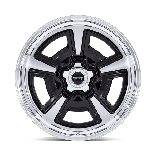 American Racing Vintage VN517 MARAUDER GLOSS BLACK MCH W/ DIA-CUT LIP Wheel - image 4