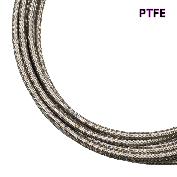 12AN PTFE Braided Stainless Steel Hose / Line (E85 + Race Fuel Safe) - BY THE FOOT
