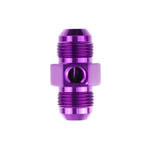 Load image into Gallery viewer, Pressure Gauge Adapter, 10AN Male to 10AN Male w/ 1/8" port

