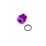 Load image into Gallery viewer, -8 AN ORB Plug to 1/4" NPT
