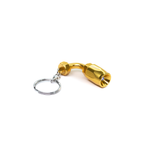 Load image into Gallery viewer, AN Fitting Keychain w/LED Flashlight
