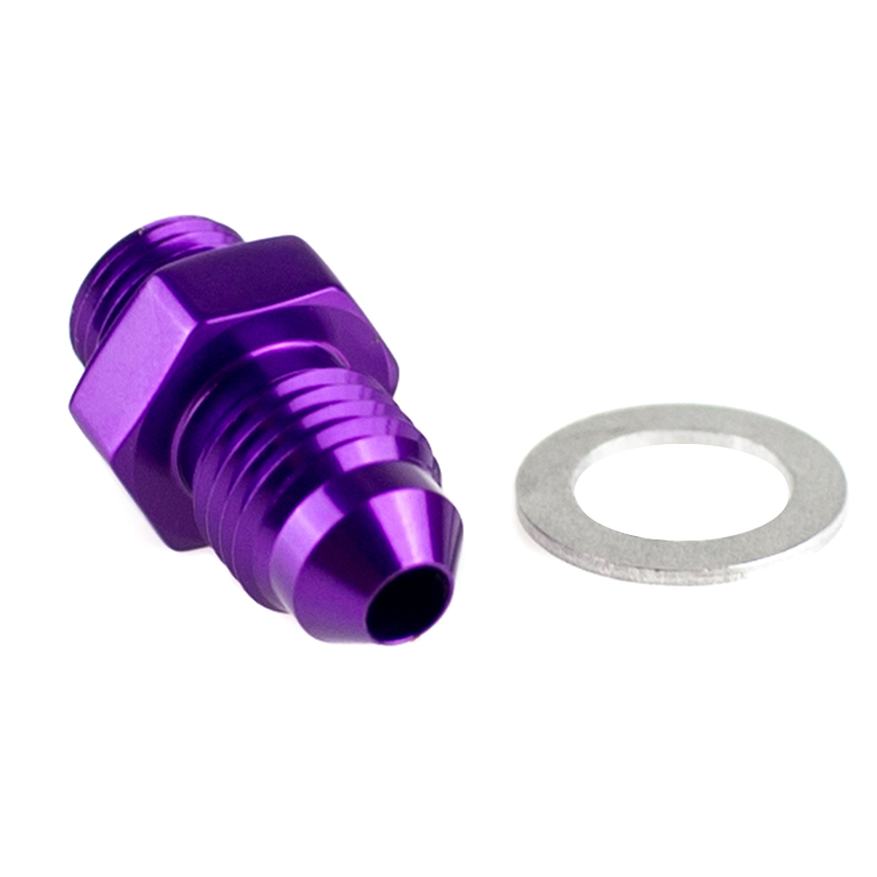 ColorFittings TiAL/Wastegate/BOV 'shorty' to 3AN Flare Fitting