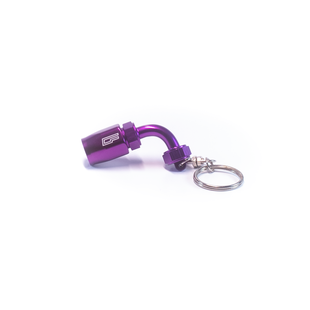 ColorFittings AN Fitting Keychain w/LED Flashlight