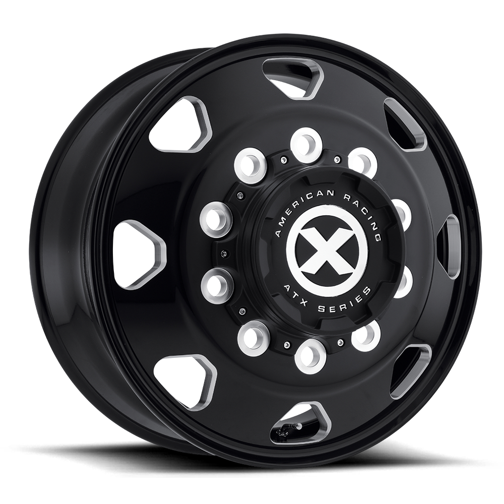 ATX AO401 OCTANE GLOSS BLACK MILLED Wheel - image 2