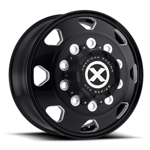 ATX AO401 OCTANE SATIN BLACK MILLED Wheel - image 4