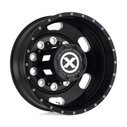 ATX AO402 INDY SATIN BLACK MILLED Wheel - image 1
