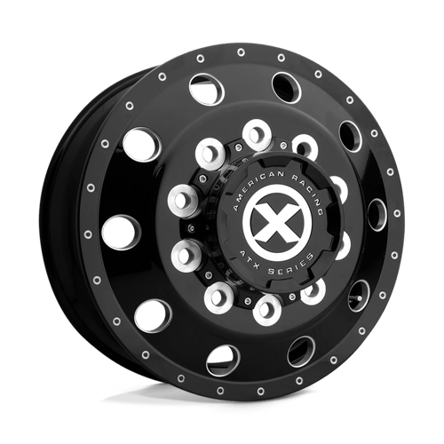 ATX AO405 TREX GLOSS BLACK MILLED Wheel - image 1