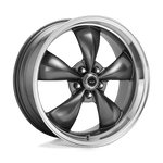 Load image into Gallery viewer, American Racing AR105 TORQ THRUST M ANTHRACITE W/ MACHINED LIP Wheel - image 1
