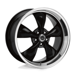 Load image into Gallery viewer, American Racing AR105 TORQ THRUST M GLOSS BLACK W/ MACHINED LIP Wheel - image 2

