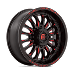 Load image into Gallery viewer, Fuel UTV D822 ARC UTV GLOSS BLACK MILLED RED Wheel - image 1
