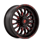 Load image into Gallery viewer, Fuel UTV D822 ARC UTV GLOSS BLACK MILLED RED Wheel - image 2
