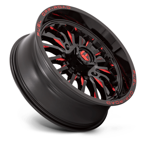 Fuel UTV D822 ARC UTV GLOSS BLACK MILLED RED Wheel - image 3