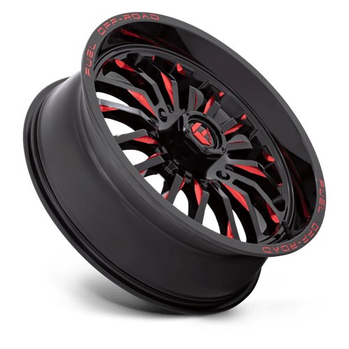 Fuel UTV D822 ARC UTV GLOSS BLACK MILLED RED Wheel - image 7