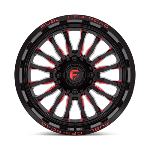 Fuel UTV D822 ARC UTV GLOSS BLACK MILLED RED Wheel - image 8