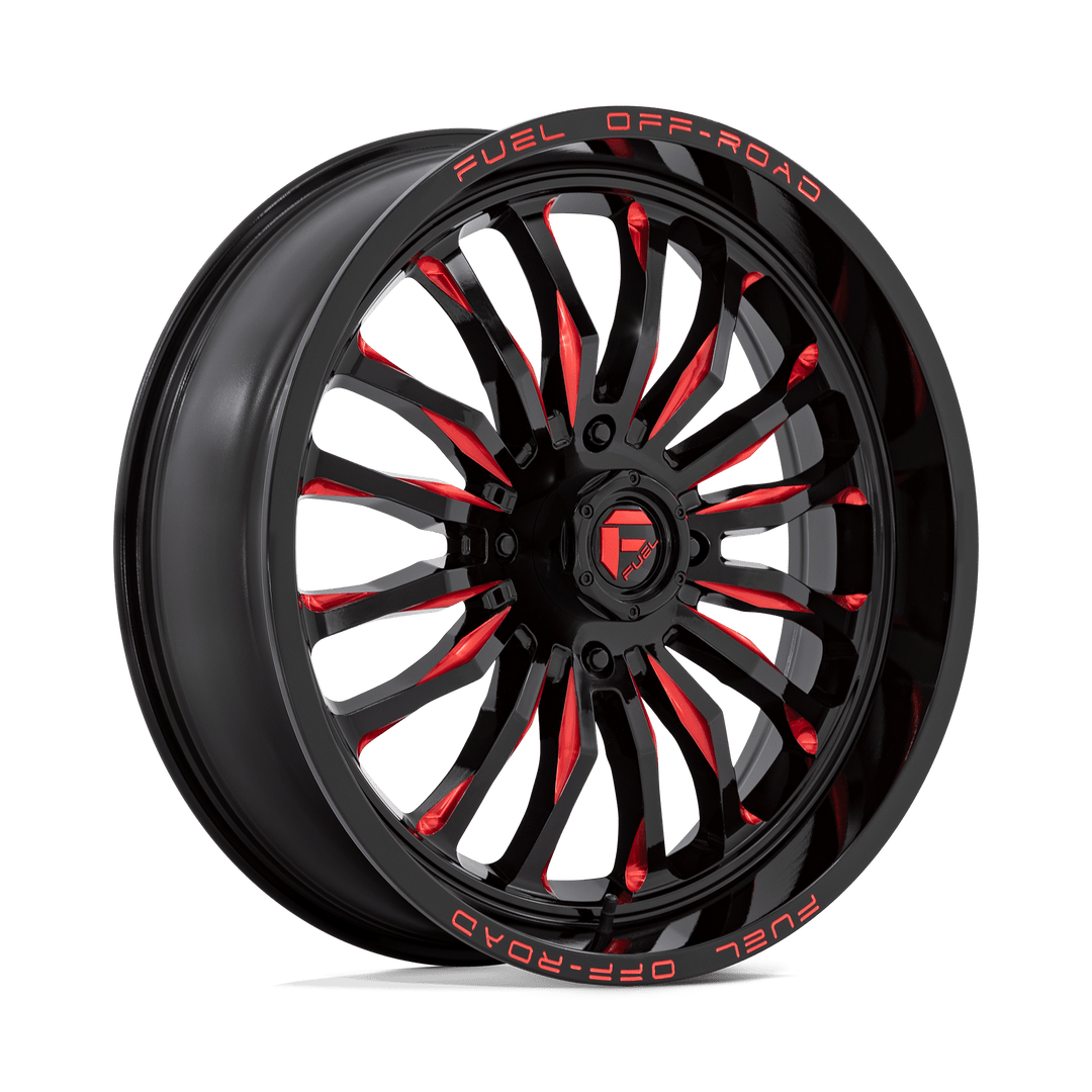 Fuel UTV D822 ARC UTV GLOSS BLACK MILLED RED Wheel - image 10