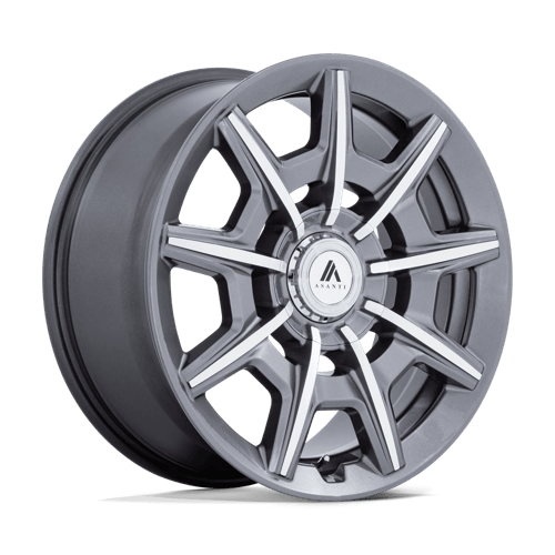 Asanti Black Label AB041 ESQUIRE GLOSS ANTHRACITE BRIGHT MACH Wheel - image 1