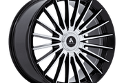 Asanti Black Label AB048 VICEROY GLOSS BLACK W/ MACHINED FACE Wheel - image 1