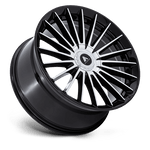 Load image into Gallery viewer, Asanti Black Label AB048 VICEROY GLOSS BLACK W/ MACHINED FACE Wheel - image 3
