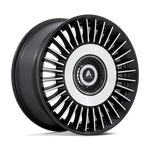 Load image into Gallery viewer, Asanti Black Label AB040 TIARA SATIN BLACK BRIGHT MACH FACE Wheel - image 1
