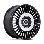 Load image into Gallery viewer, Asanti Black Label AB040 TIARA SATIN BLACK BRIGHT MACH FACE Wheel - image 2
