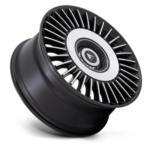 Asanti Black Label AB040 TIARA SATIN BLACK BRIGHT MACH FACE Wheel - image 3