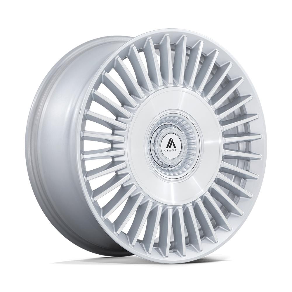 Asanti Black Label AB040 TIARA GLOSS SILVER BRIGHT MACH FACE Wheel - image 2