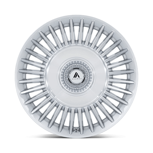 Asanti Black Label AB040 TIARA GLOSS SILVER BRIGHT MACH FACE Wheel - image 4