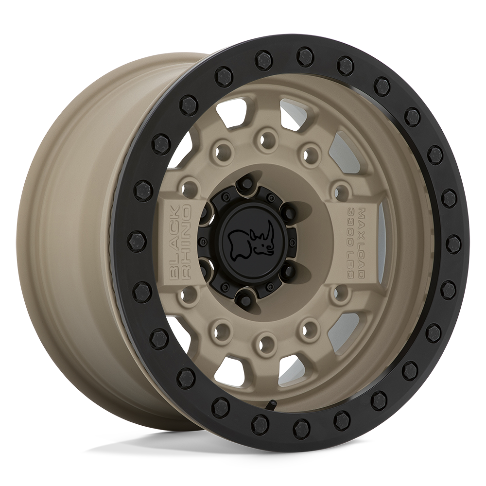 Black Rhino AVENGER BEADLOCK DESERT SAND W/ BLACK HARDWARE Wheel - image 2