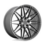 Load image into Gallery viewer, Beyern DAMON MATTE GUNMETAL W/ BRUSHED FACE Wheel - image 1
