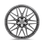 Load image into Gallery viewer, Beyern DAMON MATTE GUNMETAL W/ BRUSHED FACE Wheel - image 4
