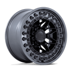 Load image into Gallery viewer, Black Rhino ALPHA MATTE BLACK W/ GUNMETAL LIP Wheel - image 2

