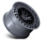 Load image into Gallery viewer, Black Rhino ALPHA MATTE BLACK W/ GUNMETAL LIP Wheel - image 3

