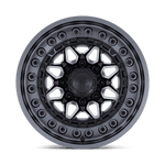 Load image into Gallery viewer, Black Rhino ALPHA MATTE BLACK W/ GUNMETAL LIP Wheel - image 4
