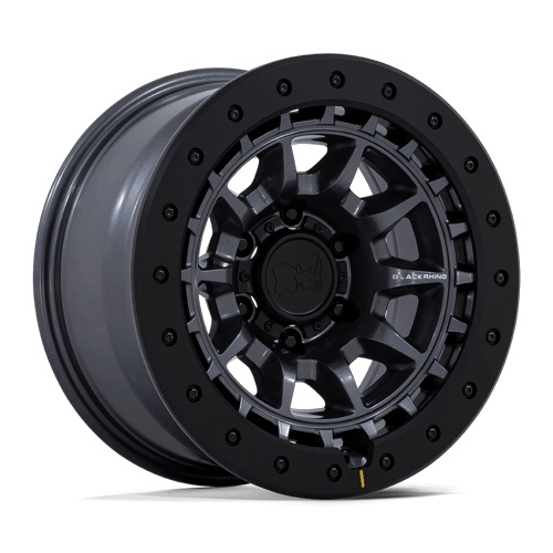 Black rhino br016 tusk matte gunmetal wheel   image 1