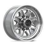 Load image into Gallery viewer, Black Rhino BR032 ECHO GLOSS SILVER W/ MACHINED FACE Wheel - image 5

